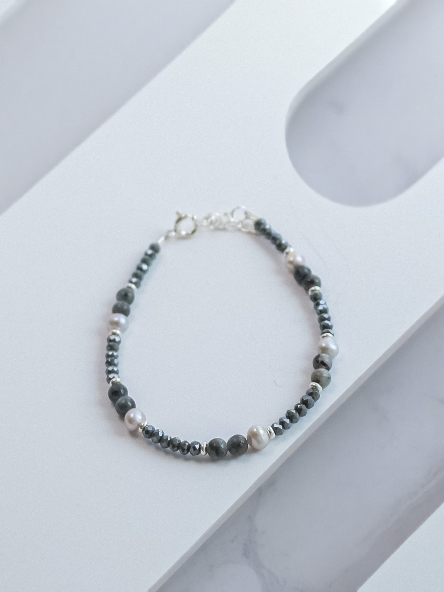 Steinarmband Silber - Maris - Lovesign - Handmade in Tyrol