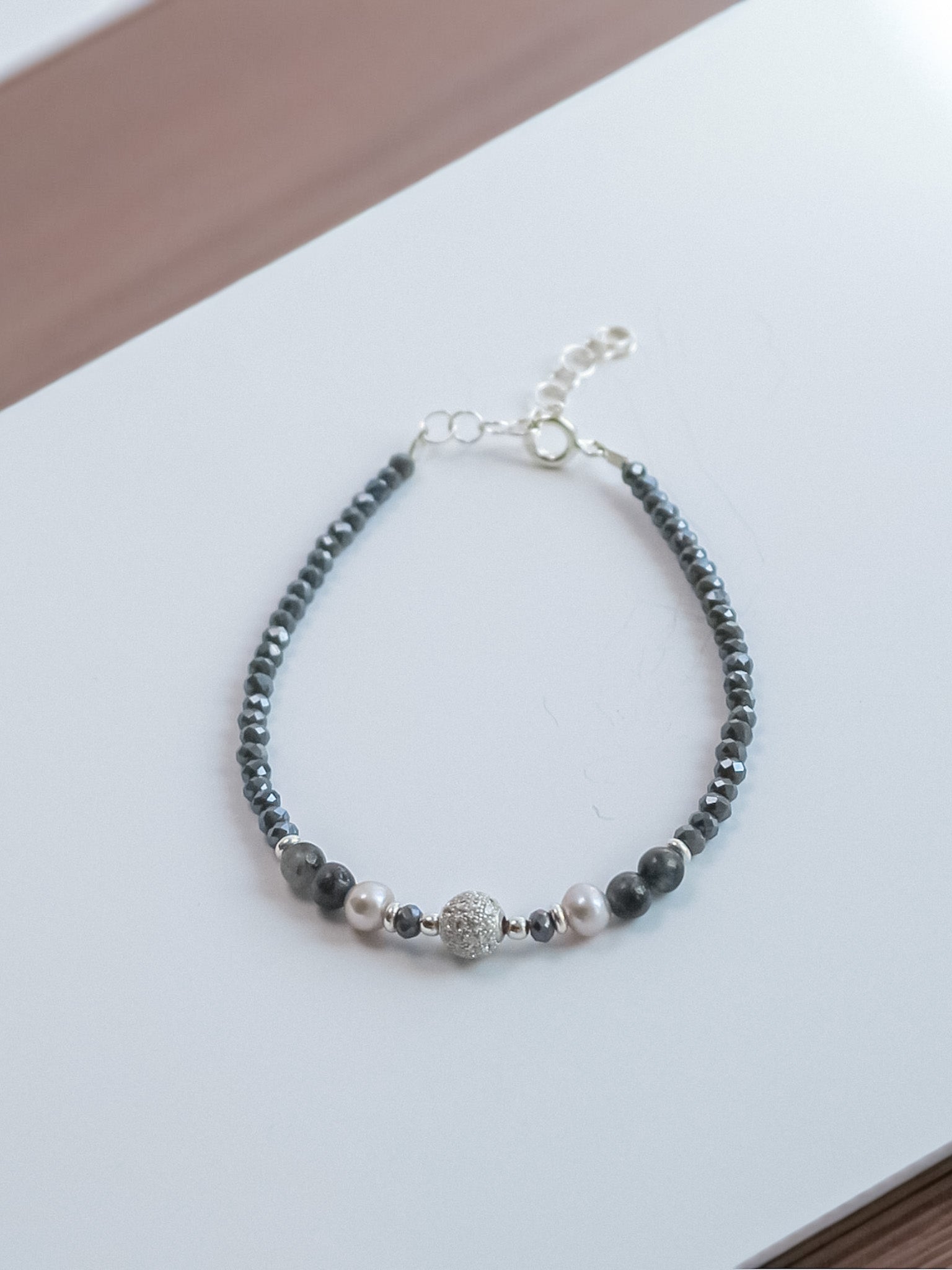 Steinarmband Silber - Maris - Lovesign - Handmade in Tyrol