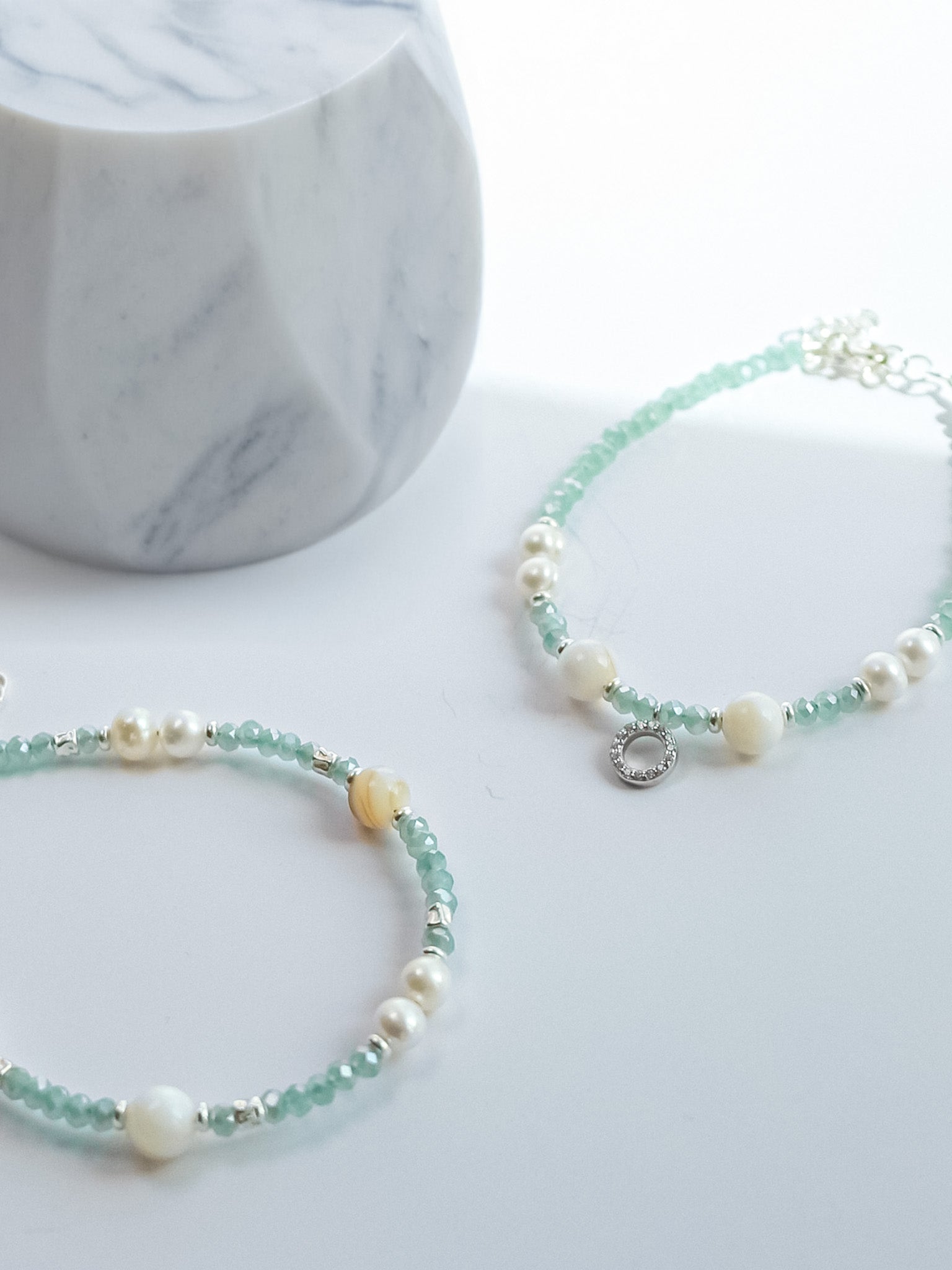 Steinarmband Silber - Aurora - Lovesign - Handmade in Tyrol