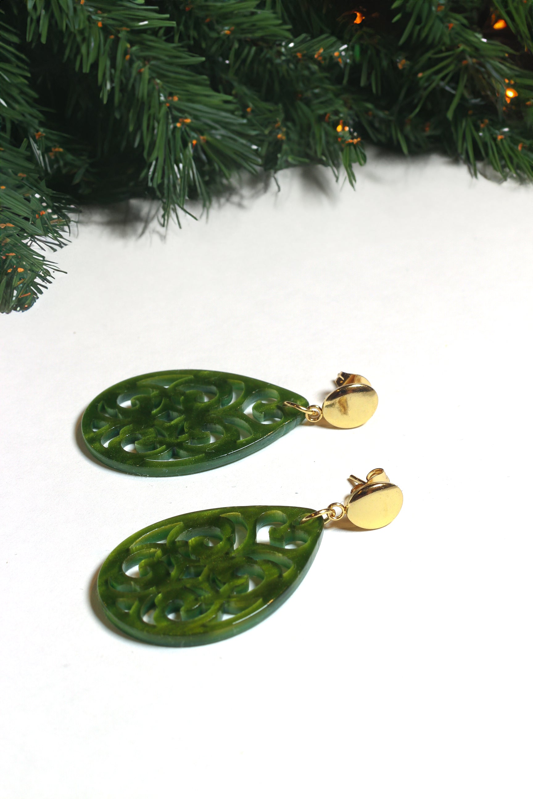 Ohrringe - Frozen Wood - Lovesign - Handmade in Tyrol