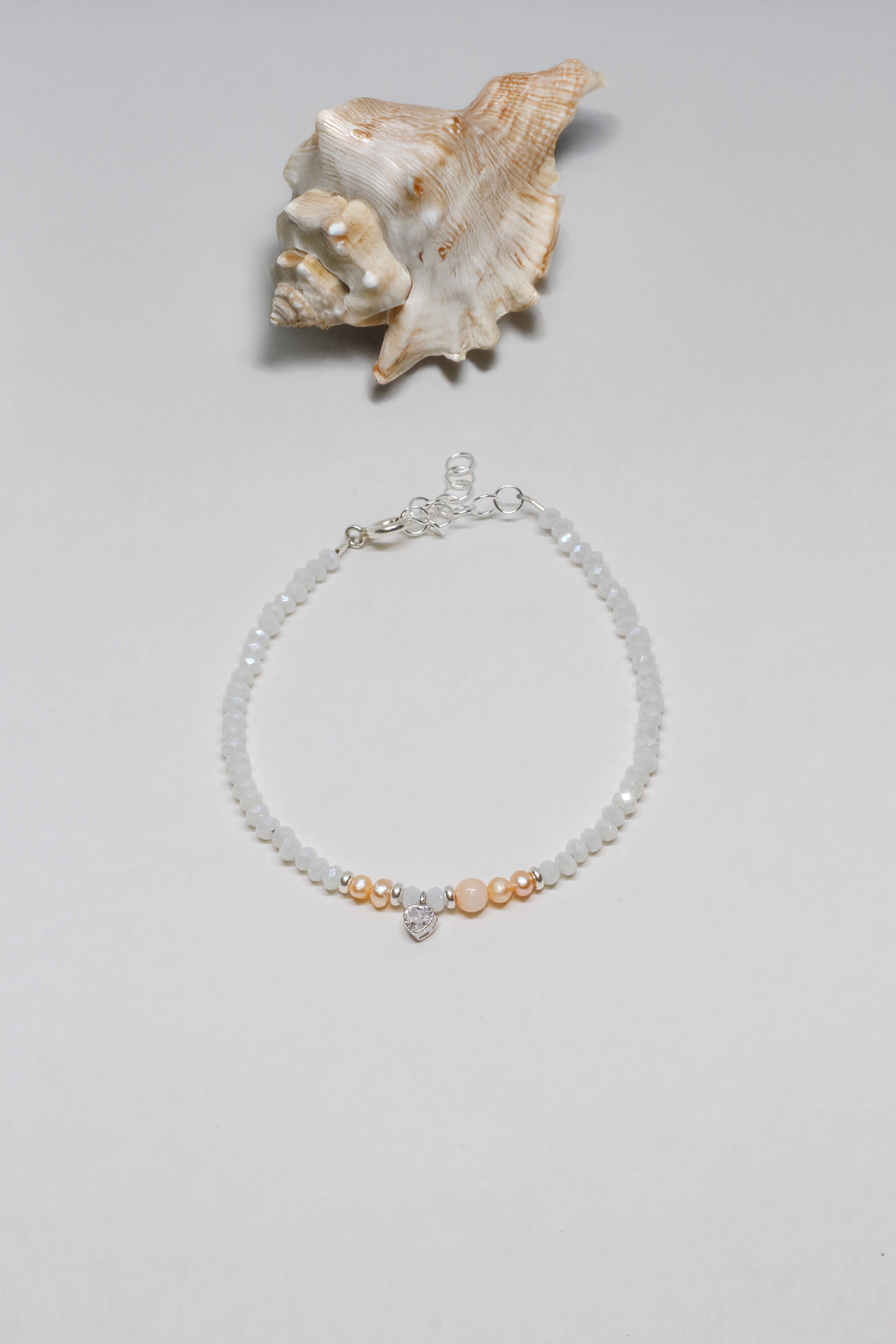 Steinarmband Silber - Noir - Lovesign - Handmade in Tyrol