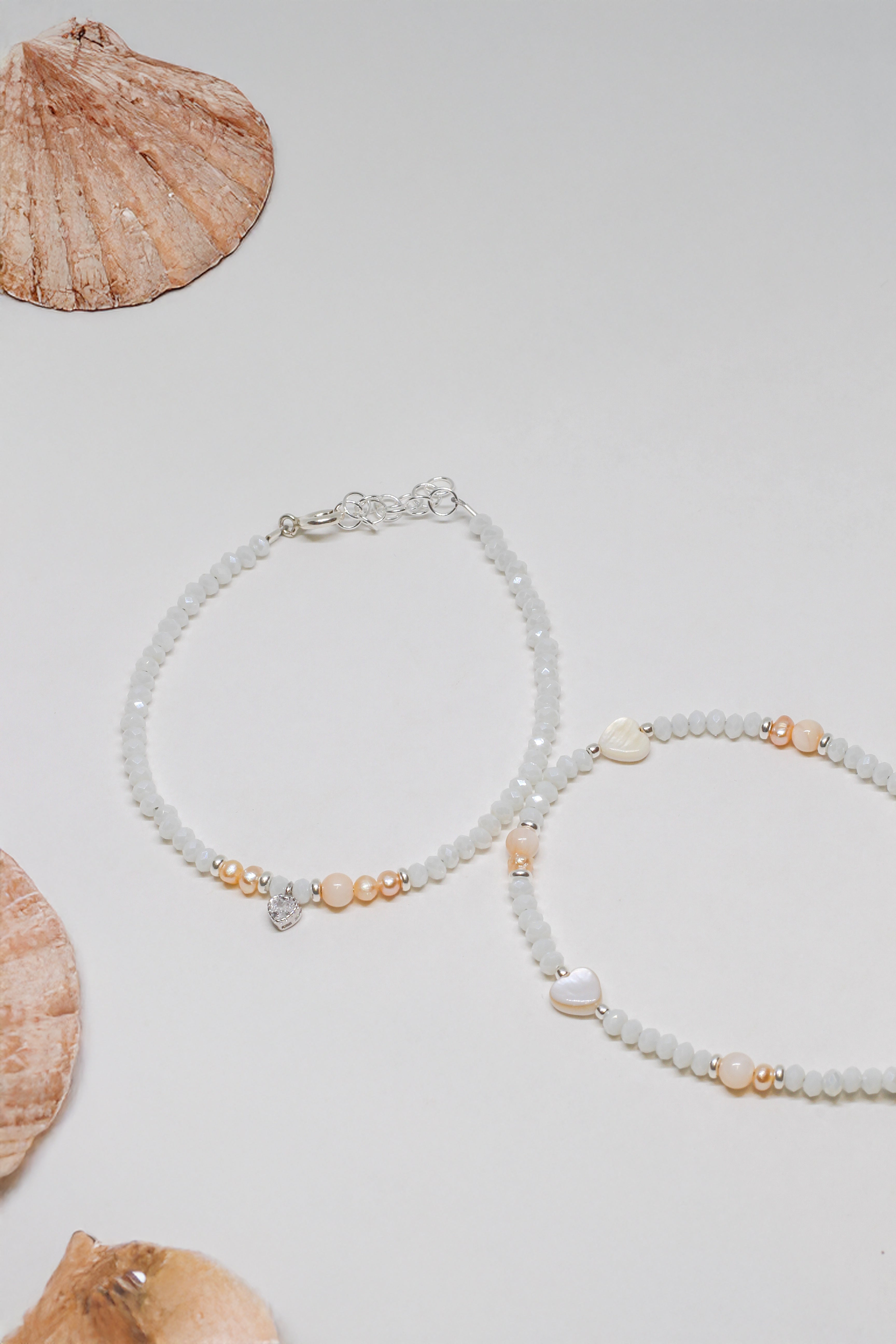 Steinarmband Silber - Noir - Lovesign - Handmade in Tyrol