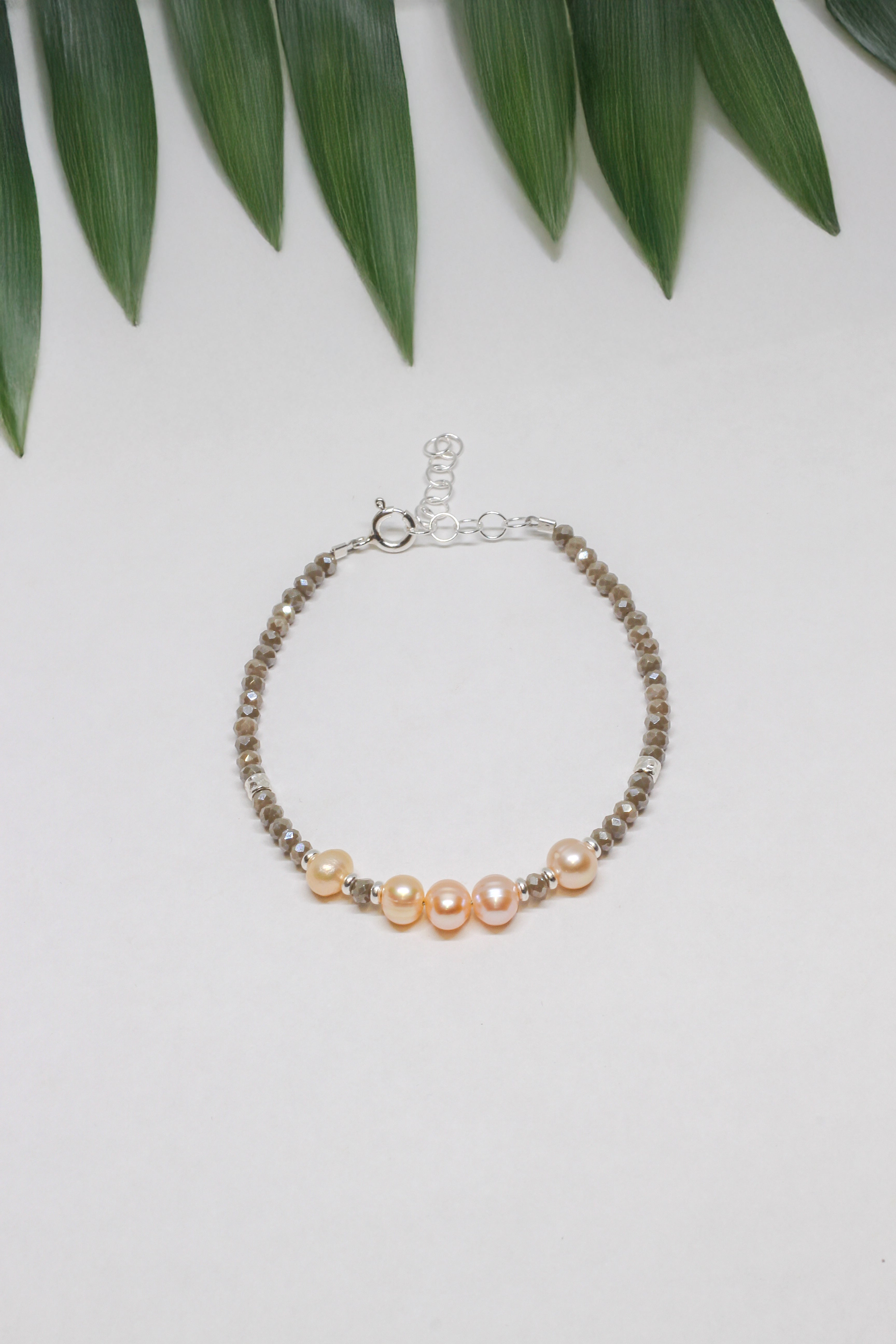 Steinarmband Silber - Flourish - Lovesign - Handmade in Tyrol