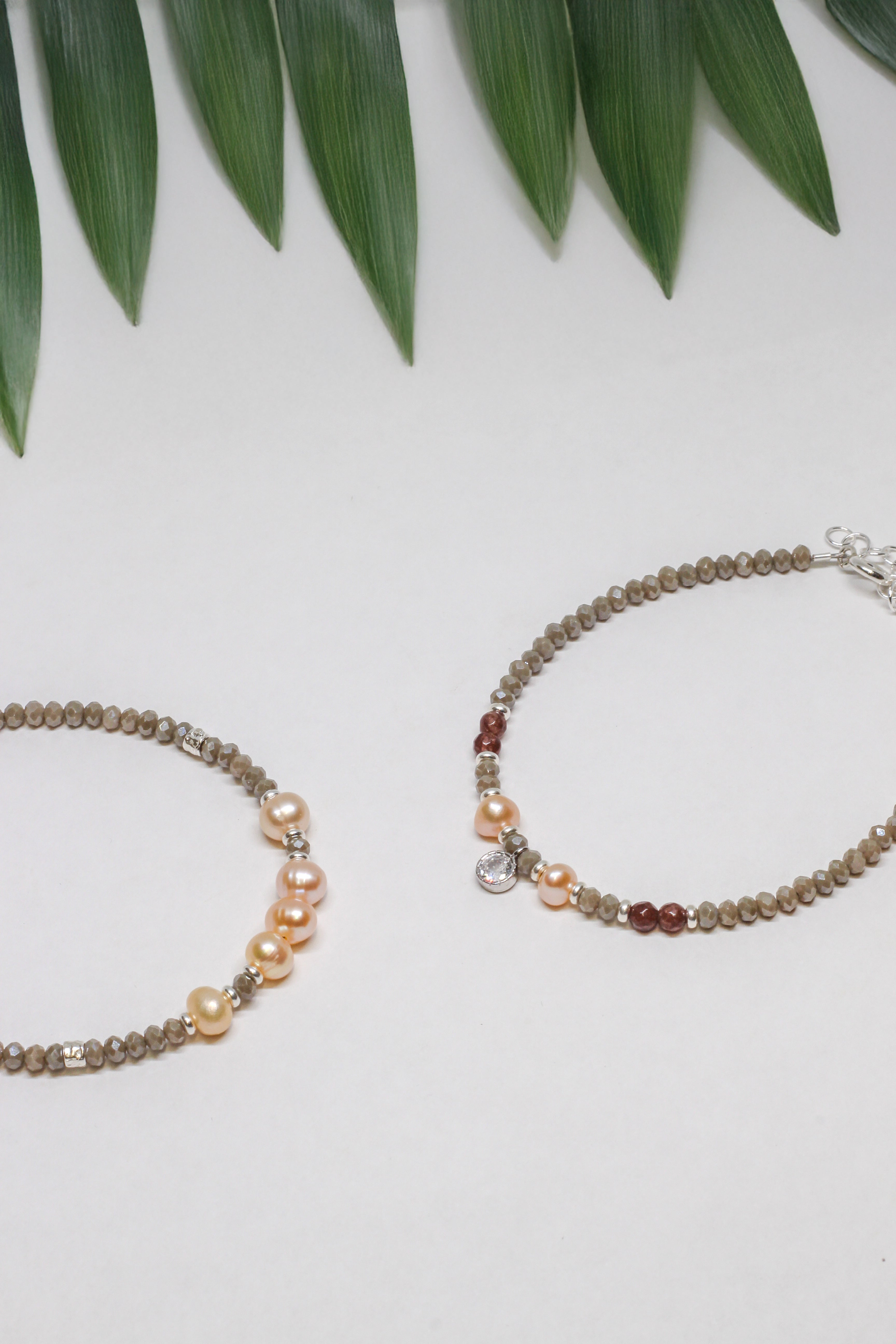 Steinarmband Silber - Flourish - Lovesign - Handmade in Tyrol