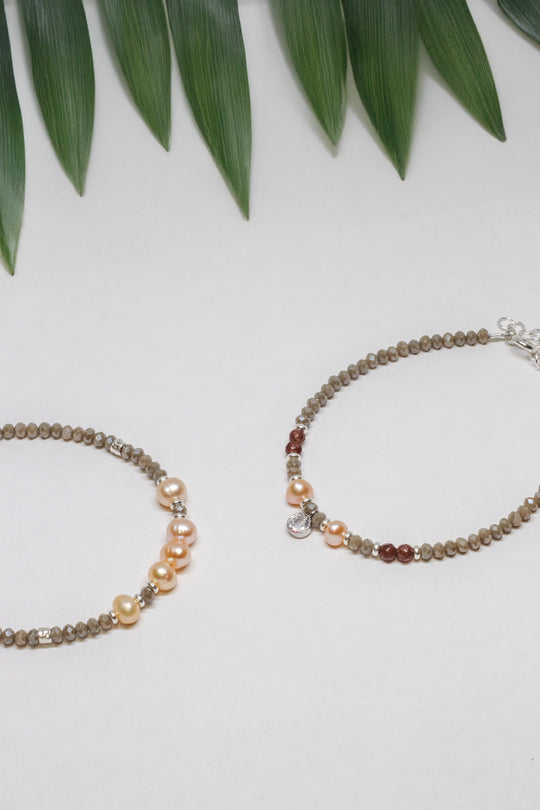 Steinarmband Silber - Flourish - Lovesign - Handmade in Tyrol