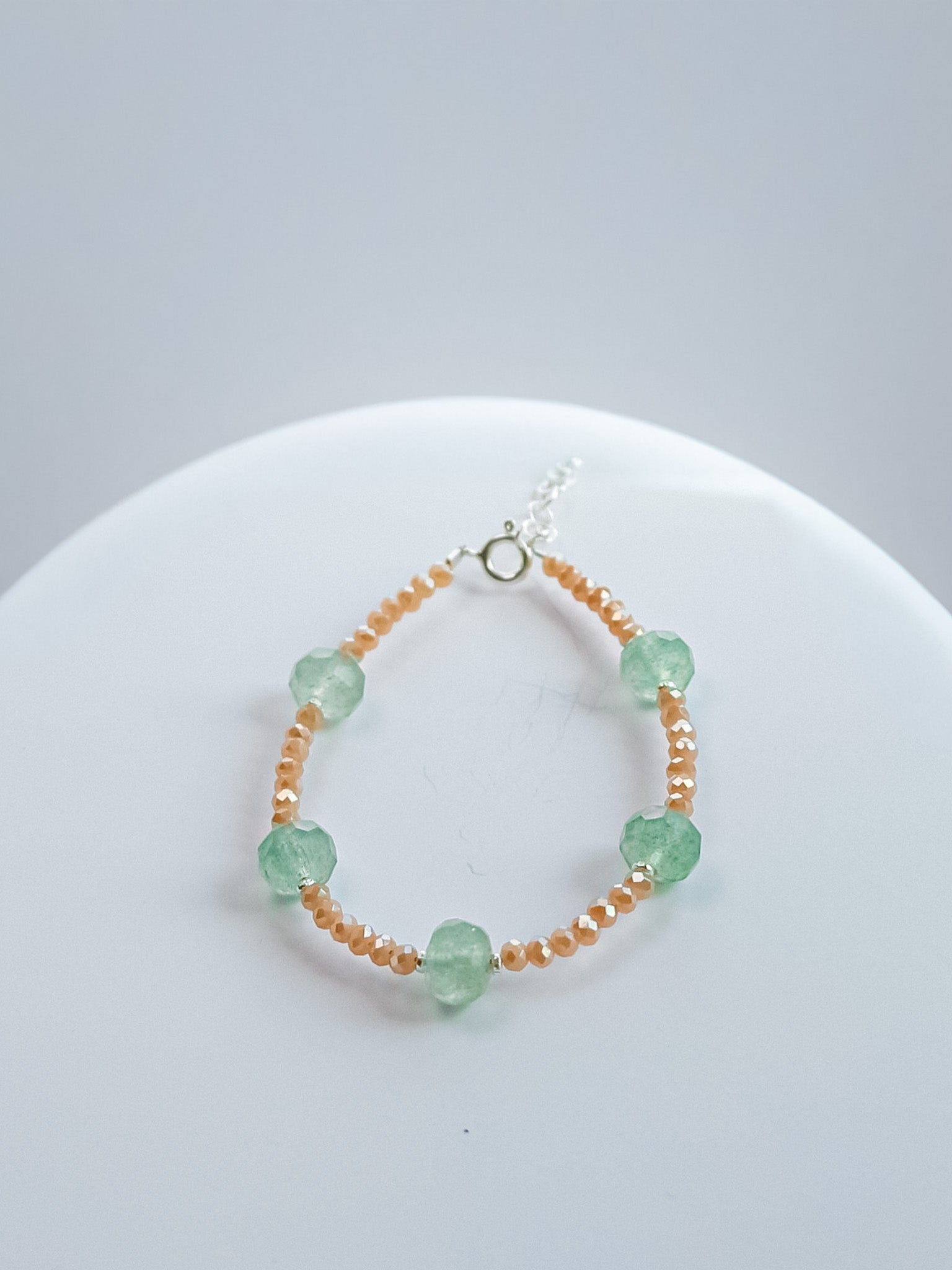 Steinarmband Silber - Luna - Lovesign - Handmade in Tyrol