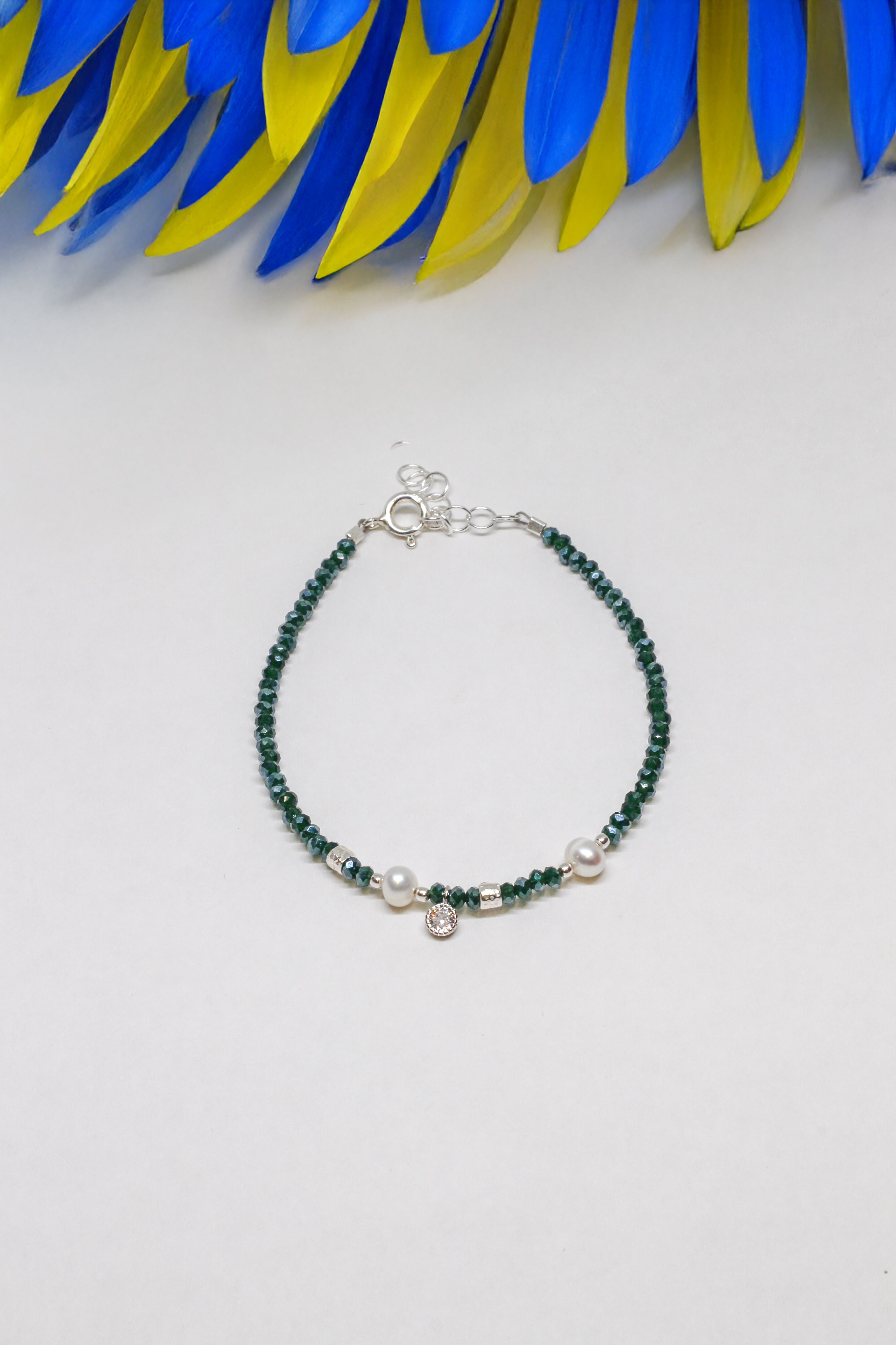 Steinarmband Silber - Cascade - Lovesign - Handmade in Tyrol