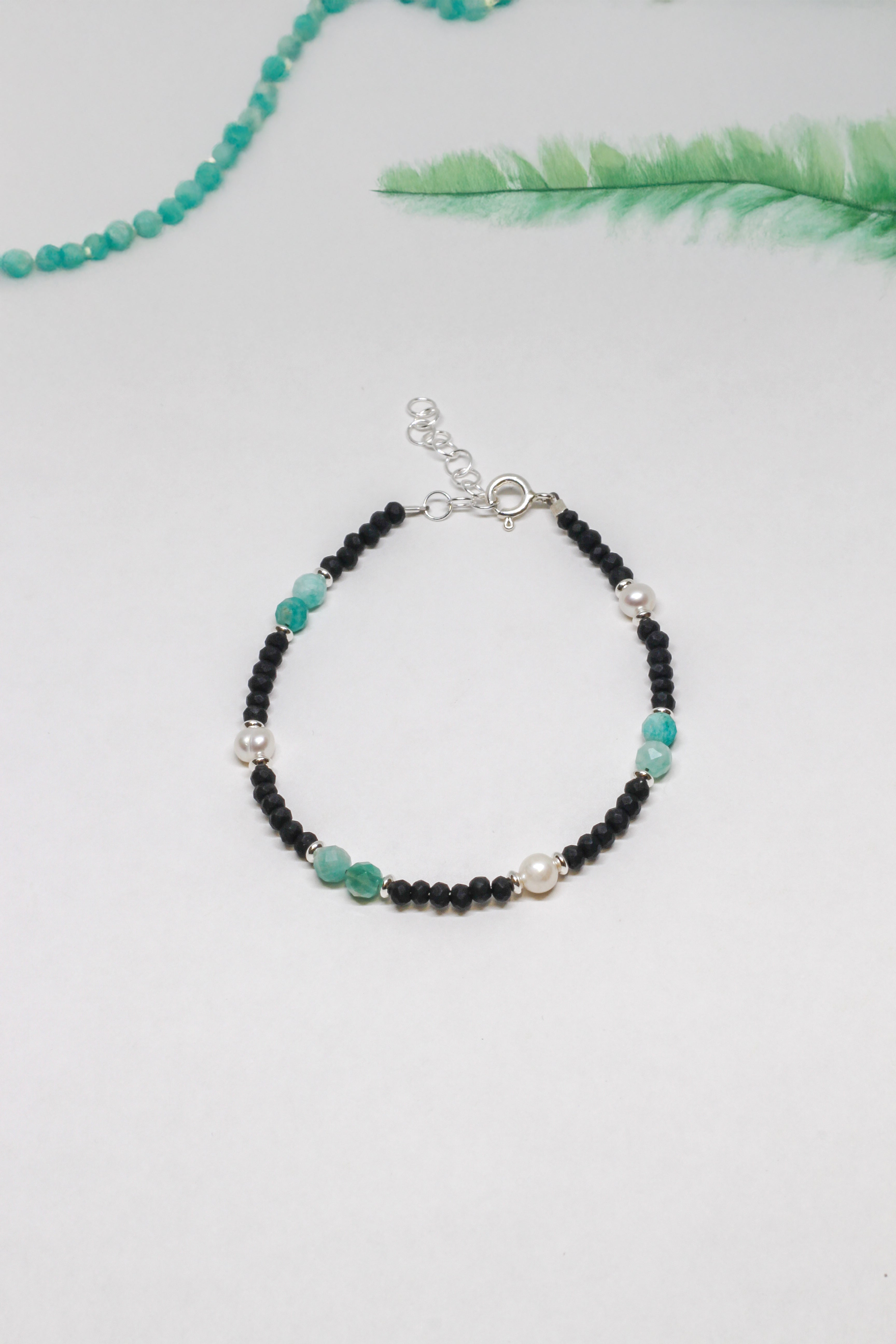 Steinarmband Silber - Delight - Lovesign - Handmade in Tyrol