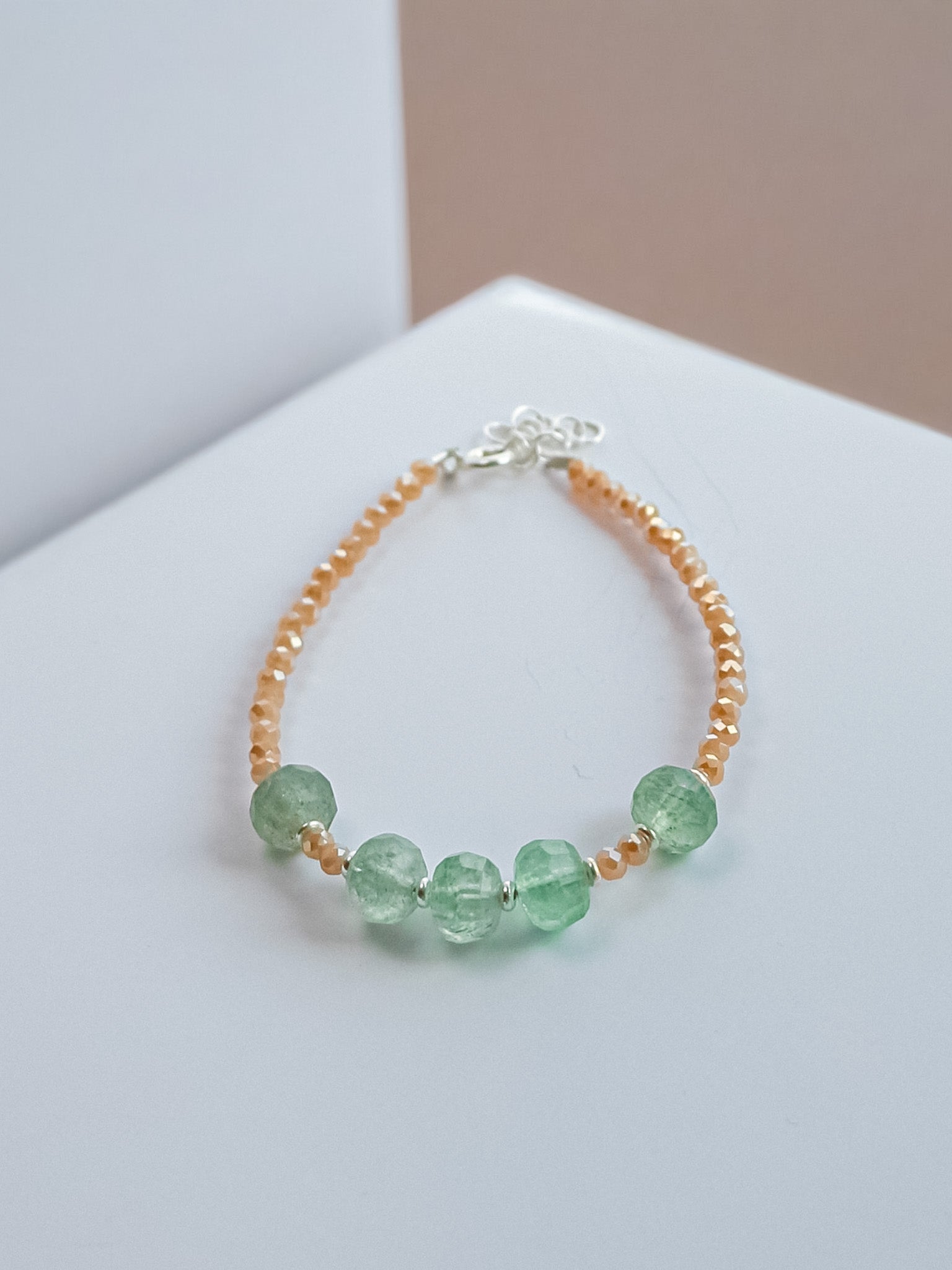 Steinarmband Silber - Luna - Lovesign - Handmade in Tyrol