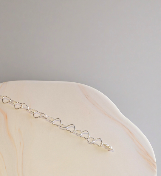 Armkette Silber - Love - Lovesign - Handmade in Tyrol