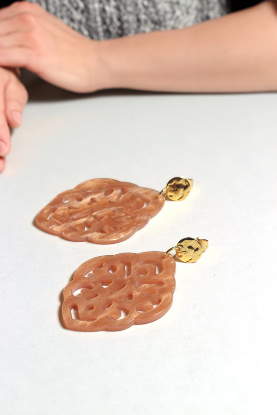 Ohrringe - Cozy Snow - Lovesign - Handmade in Tyrol