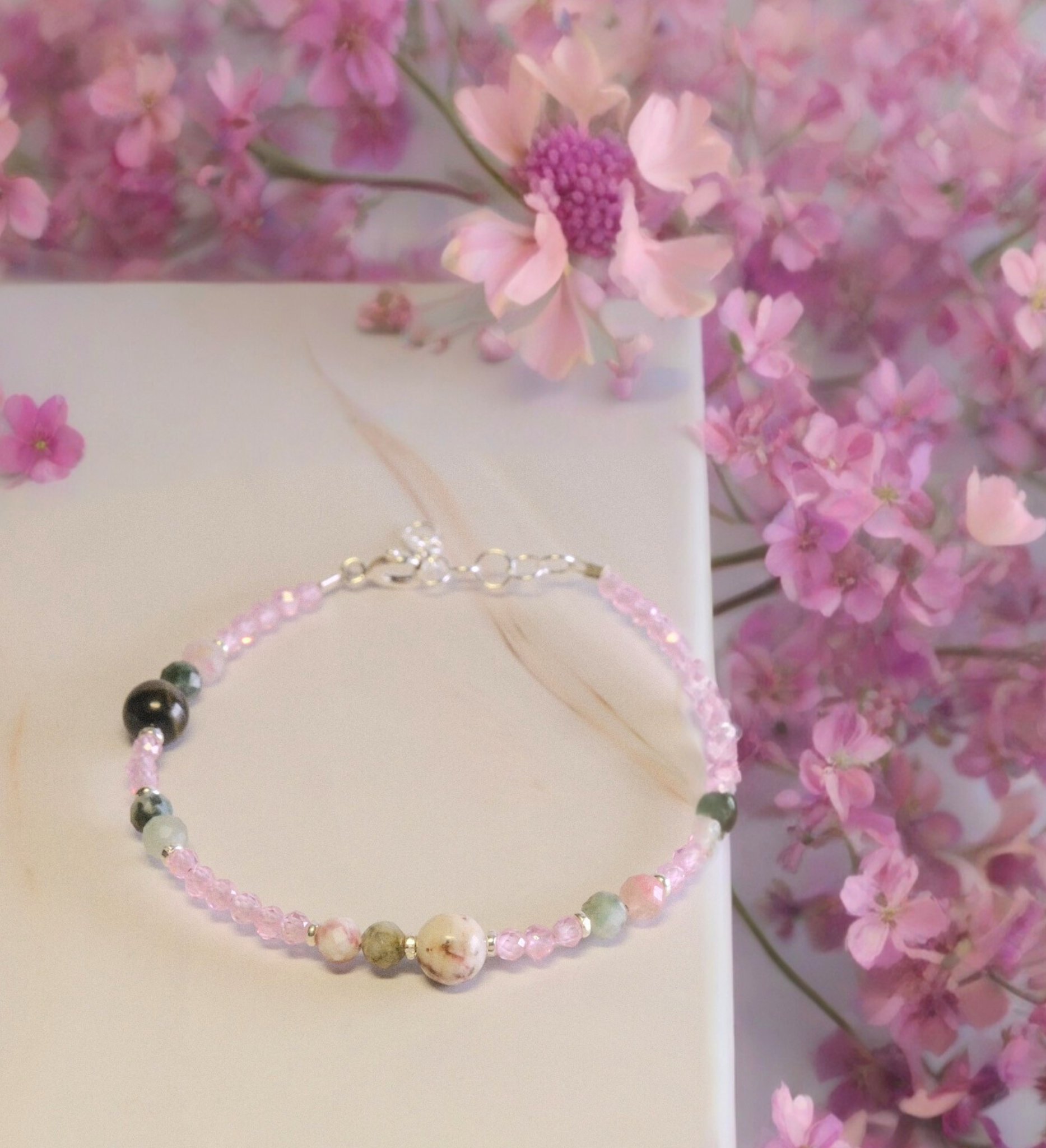 Steinarmband Silber - Trento - Lovesign - Handmade in Tyrol