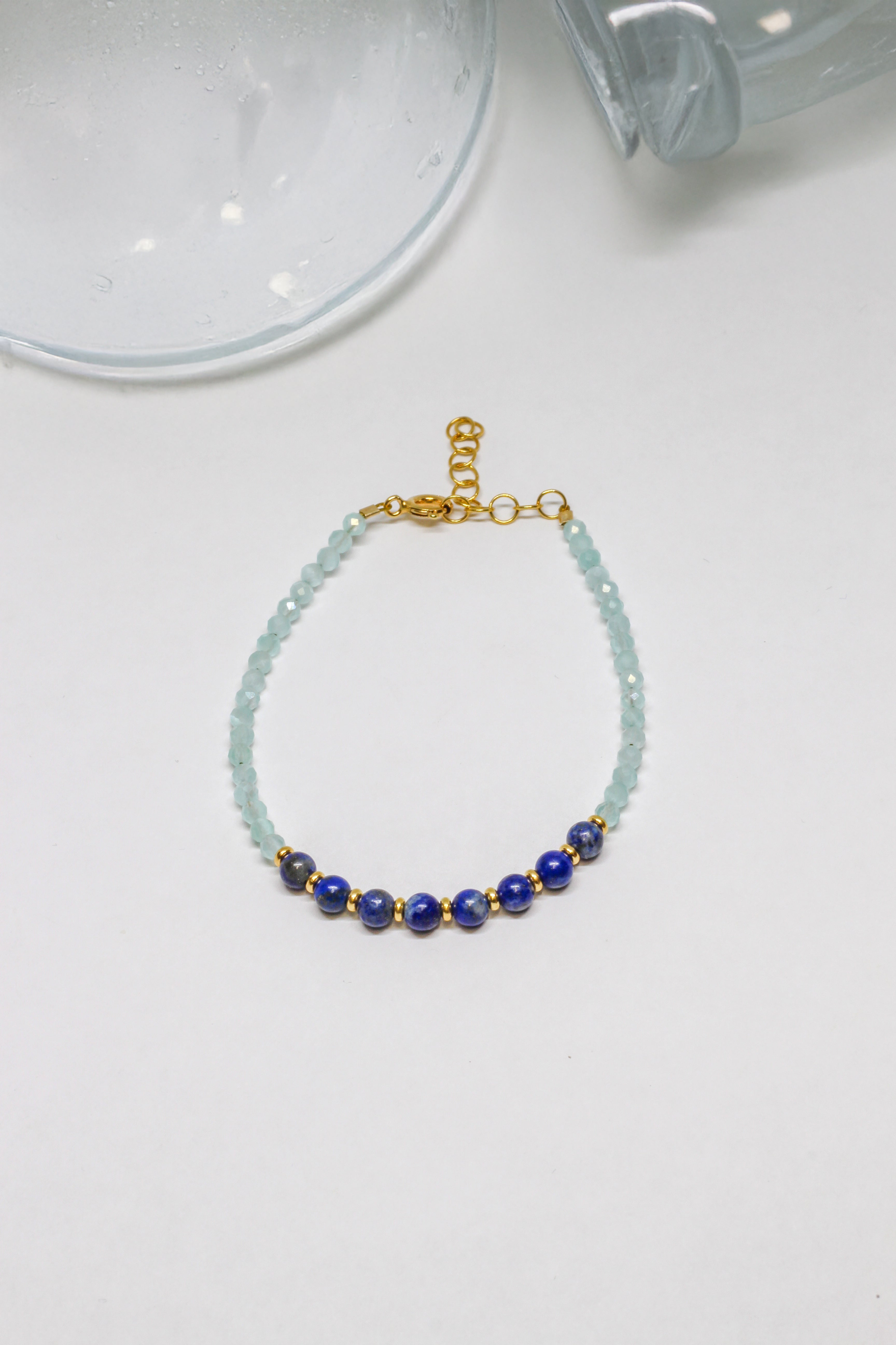 Steinarmband Gelbgold - Luca - Lovesign - Handmade in Tyrol