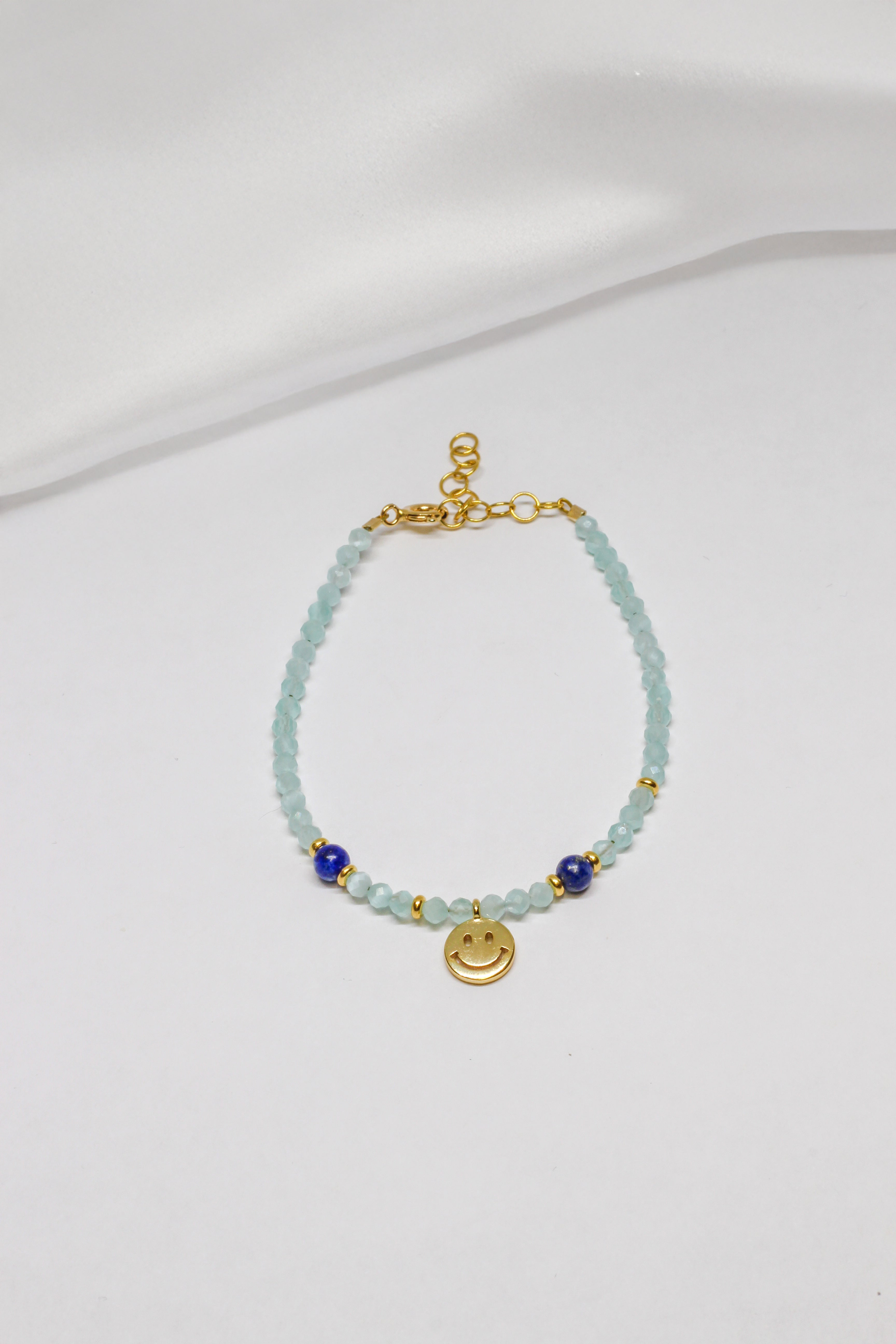 Steinarmband Gelbgold - Luca - Lovesign - Handmade in Tyrol