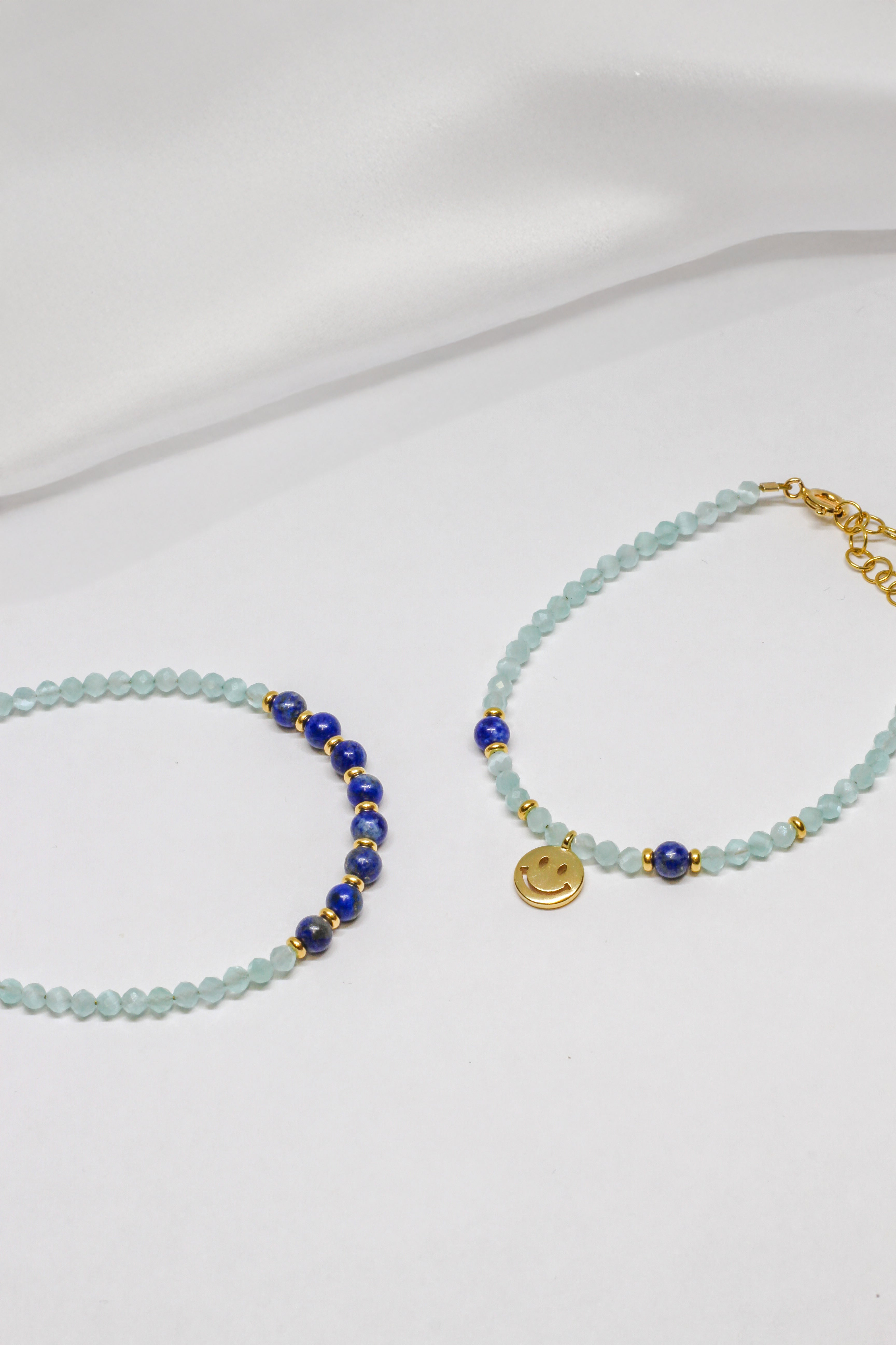 Steinarmband Gelbgold - Luca - Lovesign - Handmade in Tyrol