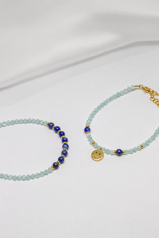 Steinarmband Gelbgold - Luca - Lovesign - Handmade in Tyrol