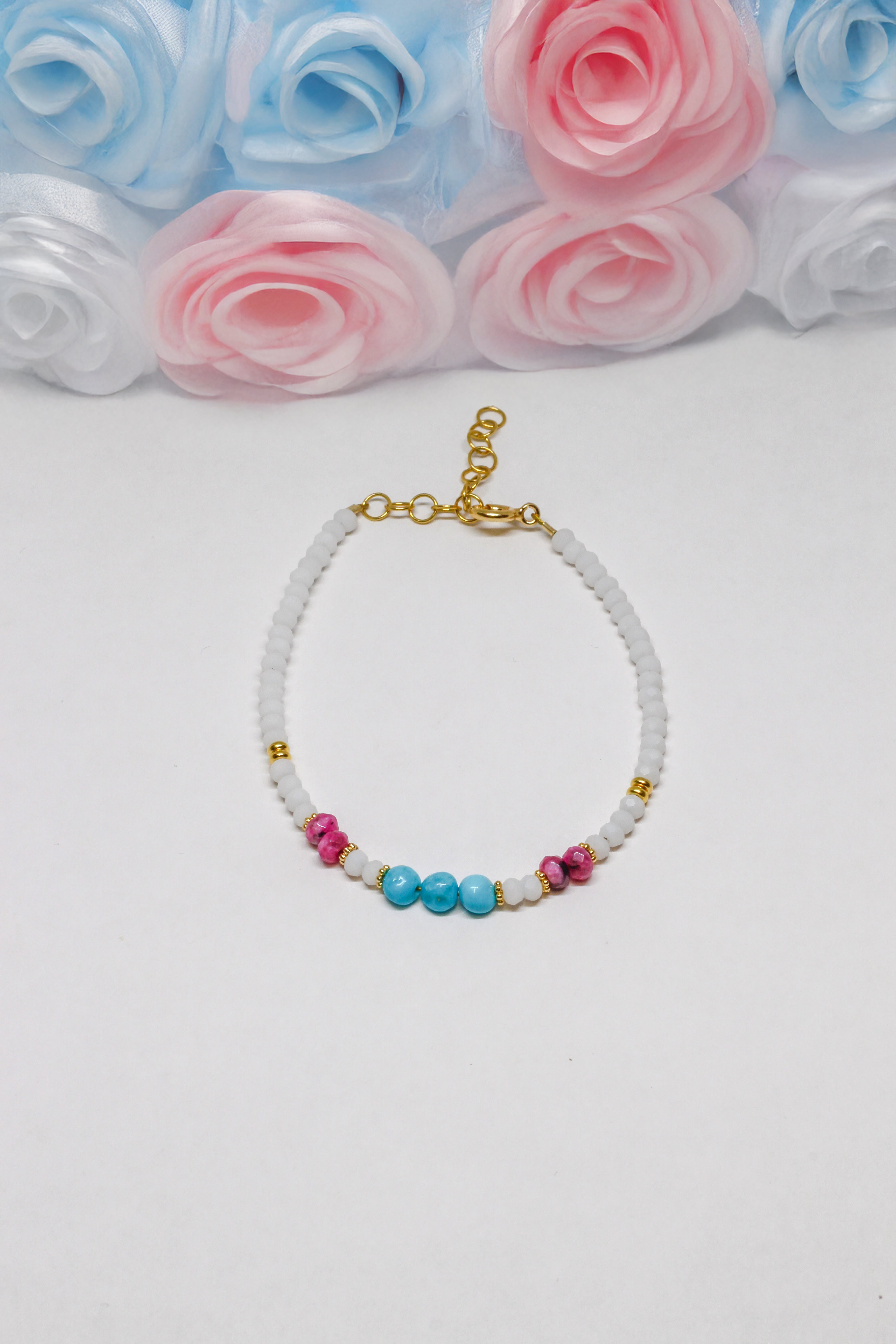 Steinarmband Gelbgold - Seraph - Lovesign - Handmade in Tyrol