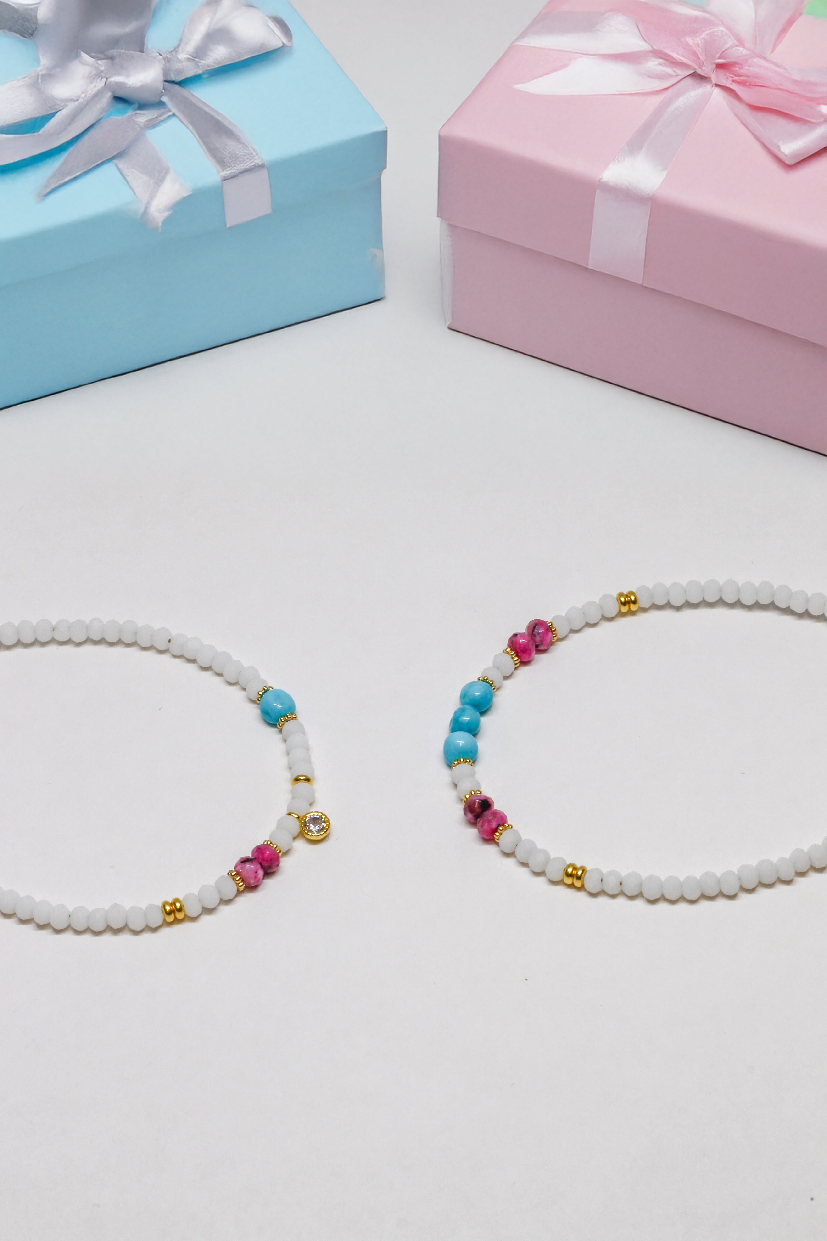 Steinarmband Gelbgold - Seraph - Lovesign - Handmade in Tyrol