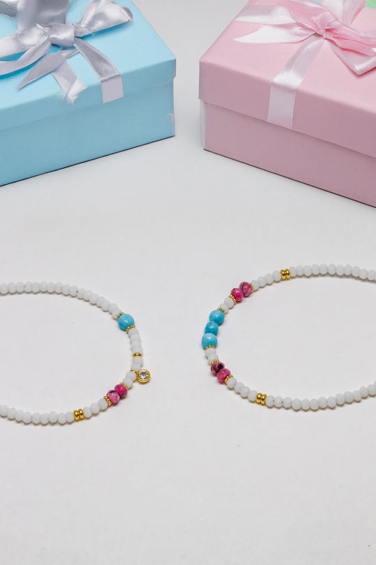 Steinarmband Gelbgold - Seraph - Lovesign - Handmade in Tyrol