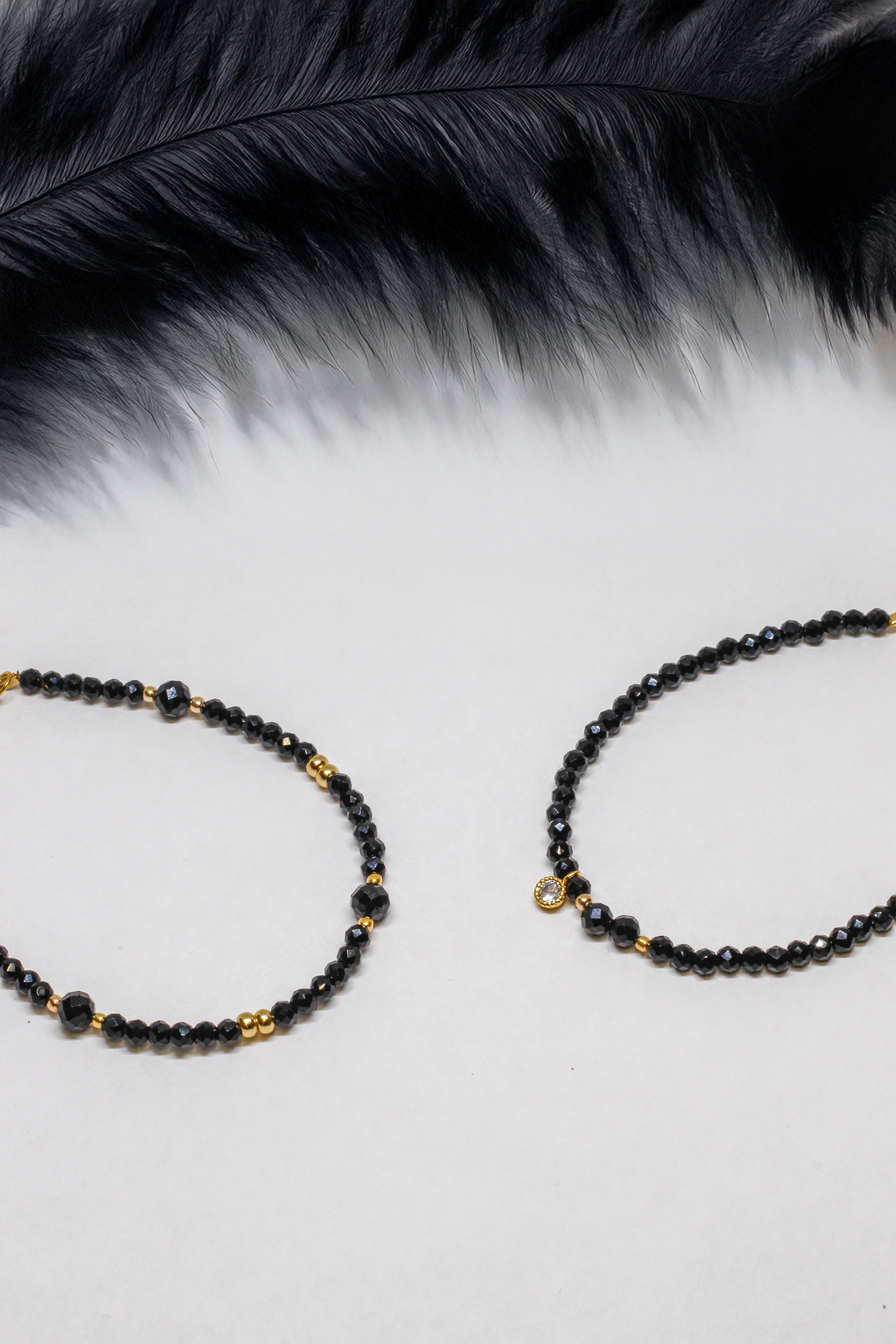 Steinarmband Gelbgold - Twilight - Lovesign - Handmade in Tyrol