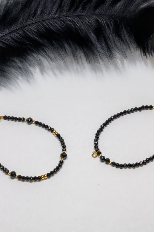 Steinarmband Gelbgold - Twilight - Lovesign - Handmade in Tyrol