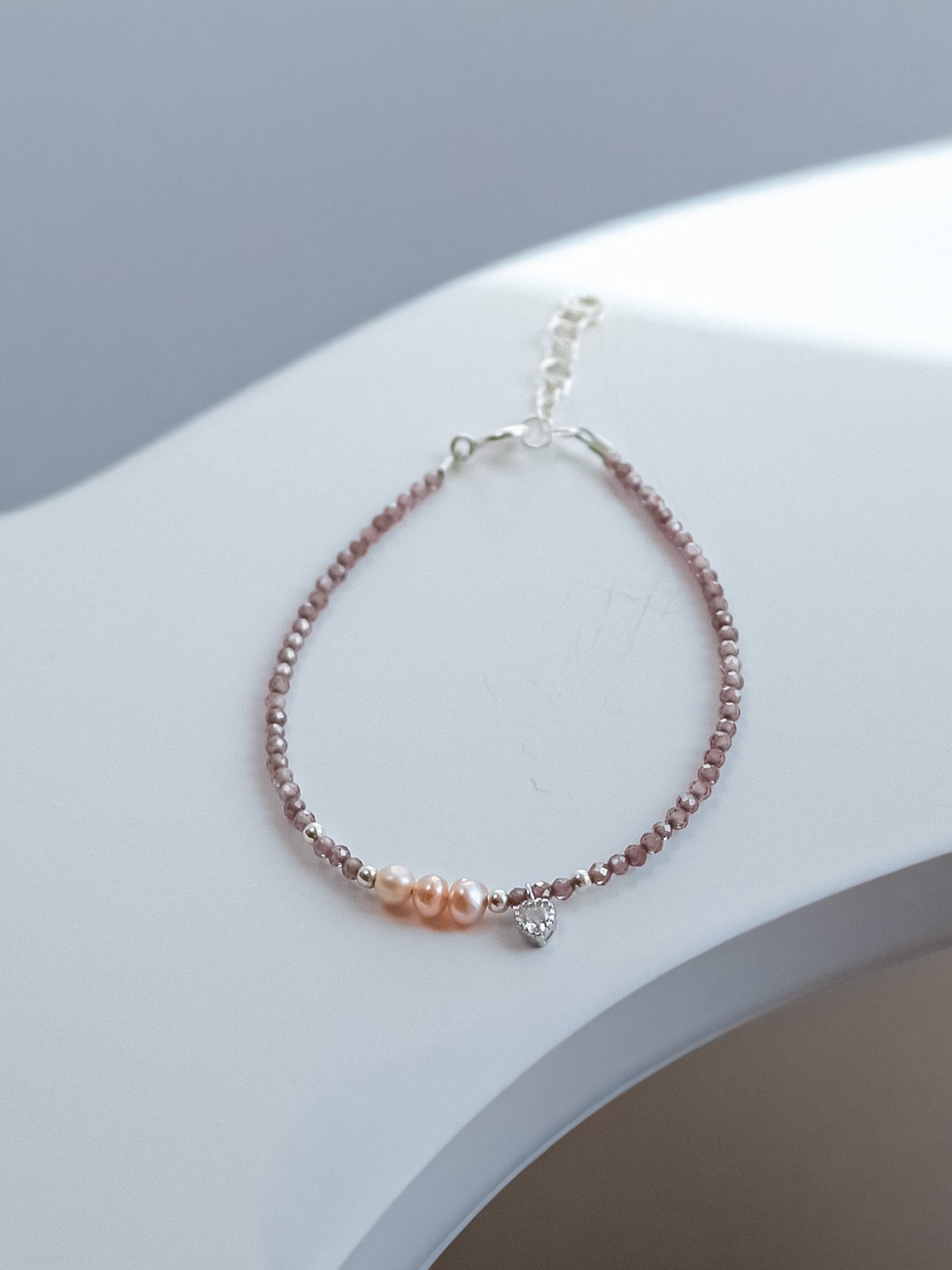 Steinarmband Silber - Stella - Lovesign - Handmade in Tyrol