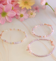 Steinarmband Roségold - Sole