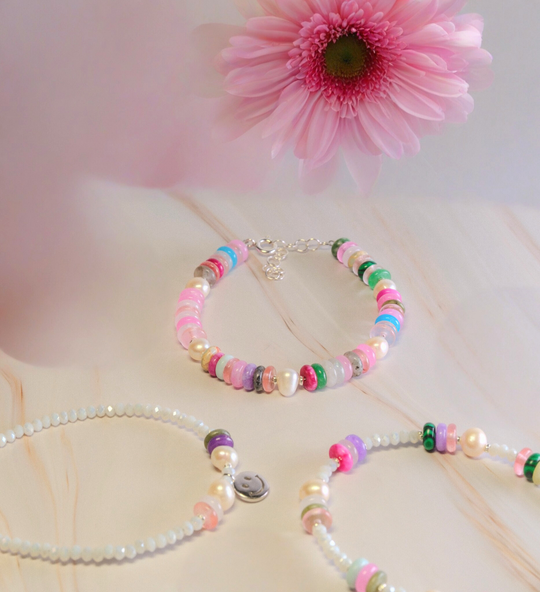 Steinarmband Silber - Laguna - Lovesign - Handmade in Tyrol