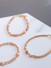 Steinarmband Gelbgold - Aurelia