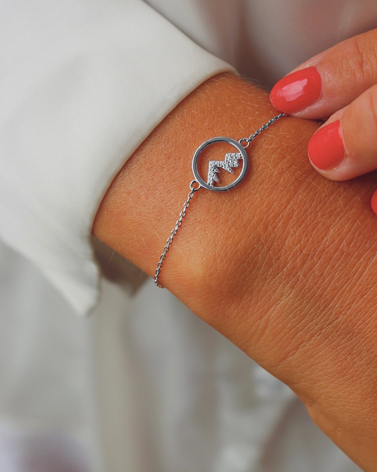 Berg Armband - Glitzernde Berge