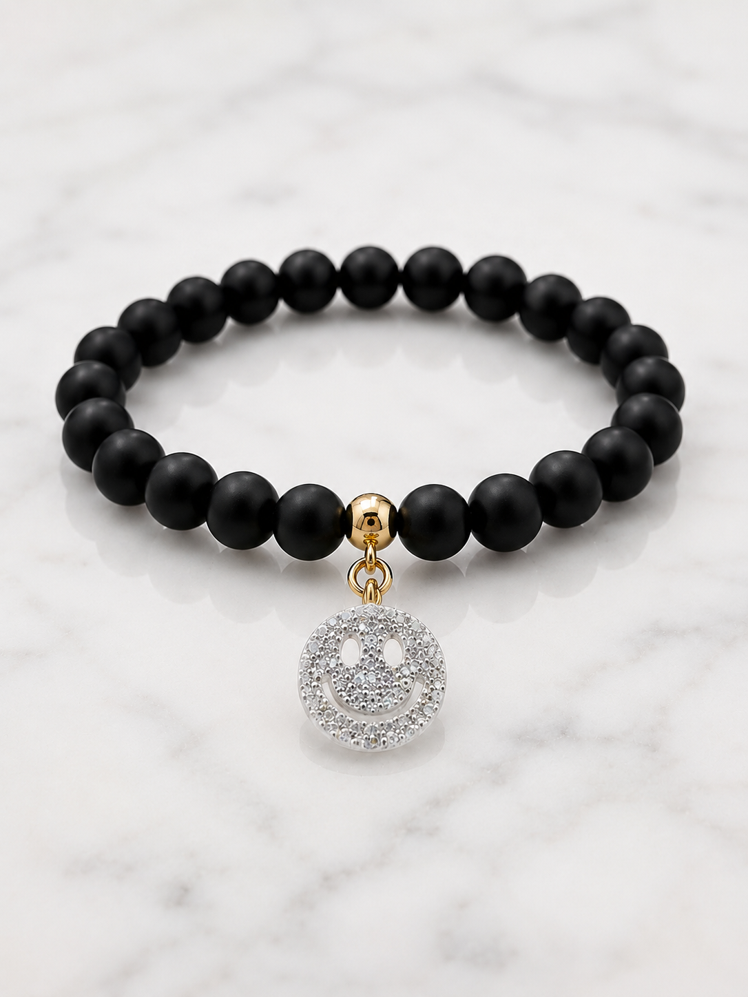 Elastisches Silikonarmband „SMILEY“