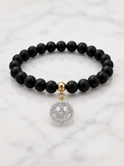 Elastisches Silikonarmband „SMILEY“