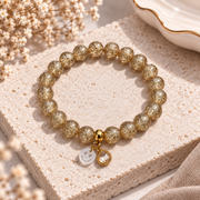 Elastisches Amrband „ SPARKLE“ braun