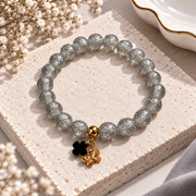 Elastisches Armband „SPARKLE“ dunkelgrau