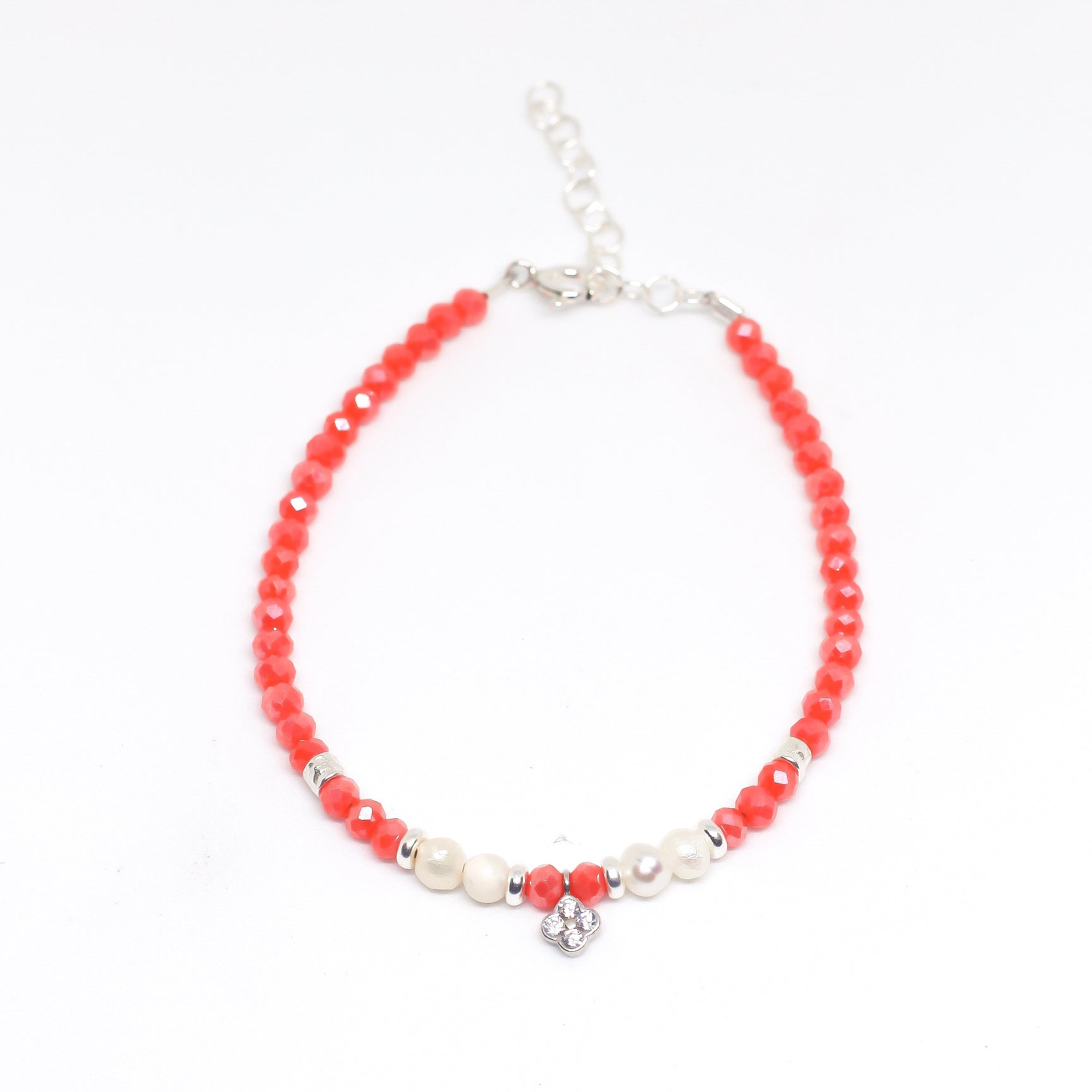 Steinarmband Silber - CORAL REEF