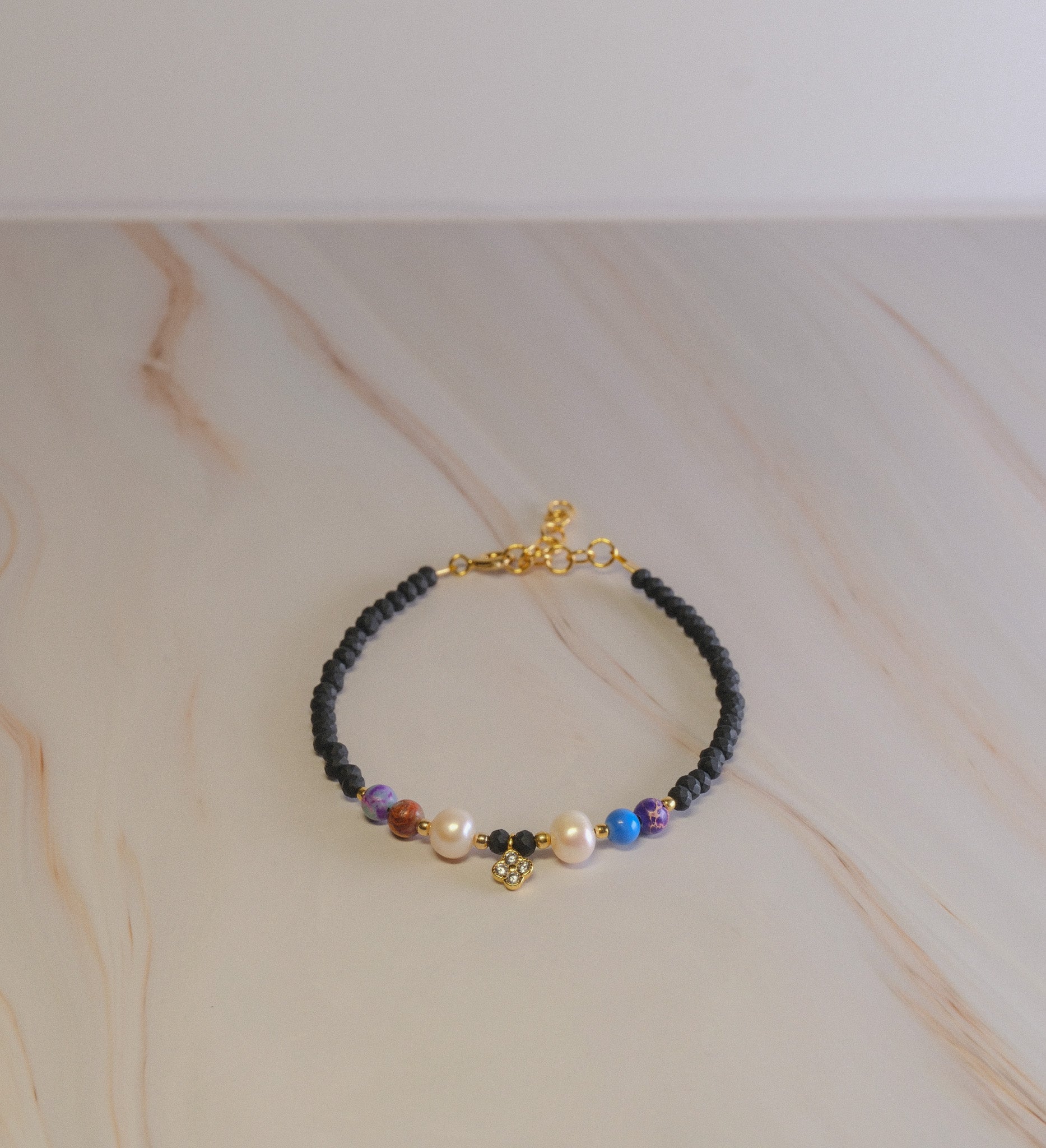 Steinarmband Gelbgold - Gubbio