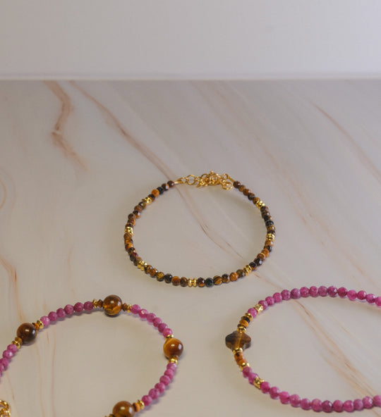 Steinarmband Gelbgold - Incanto