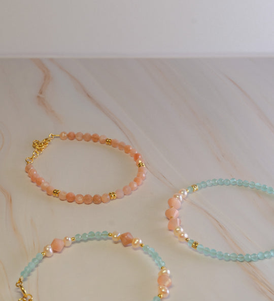 Steinarmband Gelbgold - Raaggio